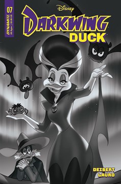 Darkwing Duck #7 Cover G 1 for 10 Incentive Leirix Black & White