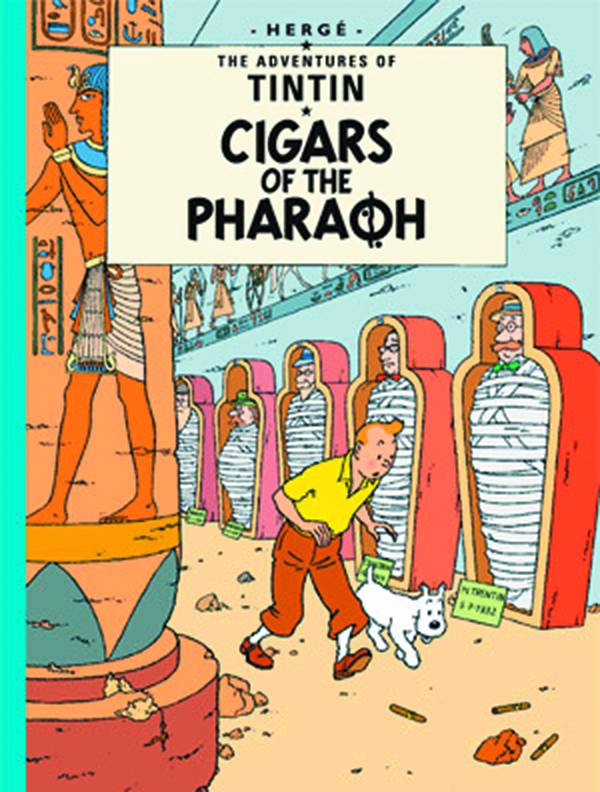 Adventures of Tintin Cigars of the Pharaoh Graphic Novel