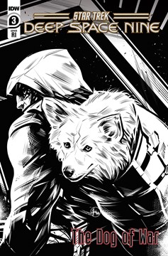 Star Trek Deep Space Nine The Dog of War #3 Cover D 1 for 10 Incentive Black & White Hernandez