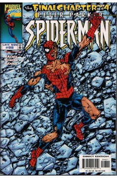 Spider-Man #98 [Direct Edition - 50/50 - Blue Outer Cover]-Fine (5.5 – 7) Final Issue