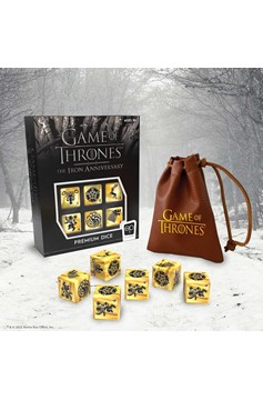 Game of Thrones: Iron Anniversary Premium d6 Dice Set