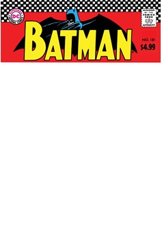Batman #181 Facsimile Edition Cover C Blank Variant