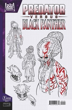 Predator Vs. Black Panther #1 Chris Allen Design Variant 1 for 10 Incentive