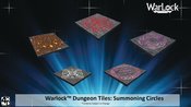 Warlock Tiles Light-Up Summoning Circles (5)
