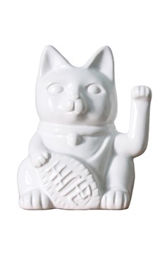 Lucky Cat Ceramic Holder