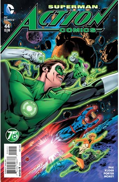 Action Comics #44 Green Lantern 75 Variant Edition (2011)