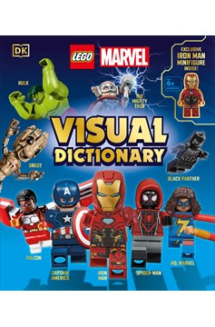 Lego Marvel Visual Dictionary Hardcover (With Iron Man Minifig)