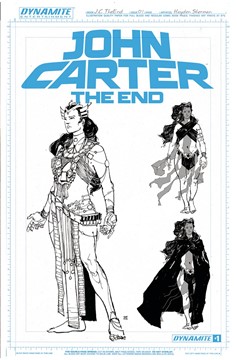 John Carter The End #1 Cover F 1 for 10 Sherman Art Board Incentive