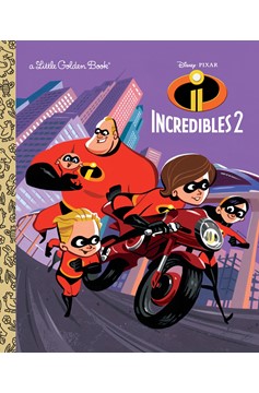 Disney Pixar Little Golden Book Incredibles 2