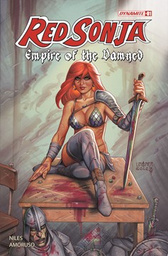 Red Sonja Empire of the Damned #1 Cover J 1 for 10 Incentive Linsner Foil