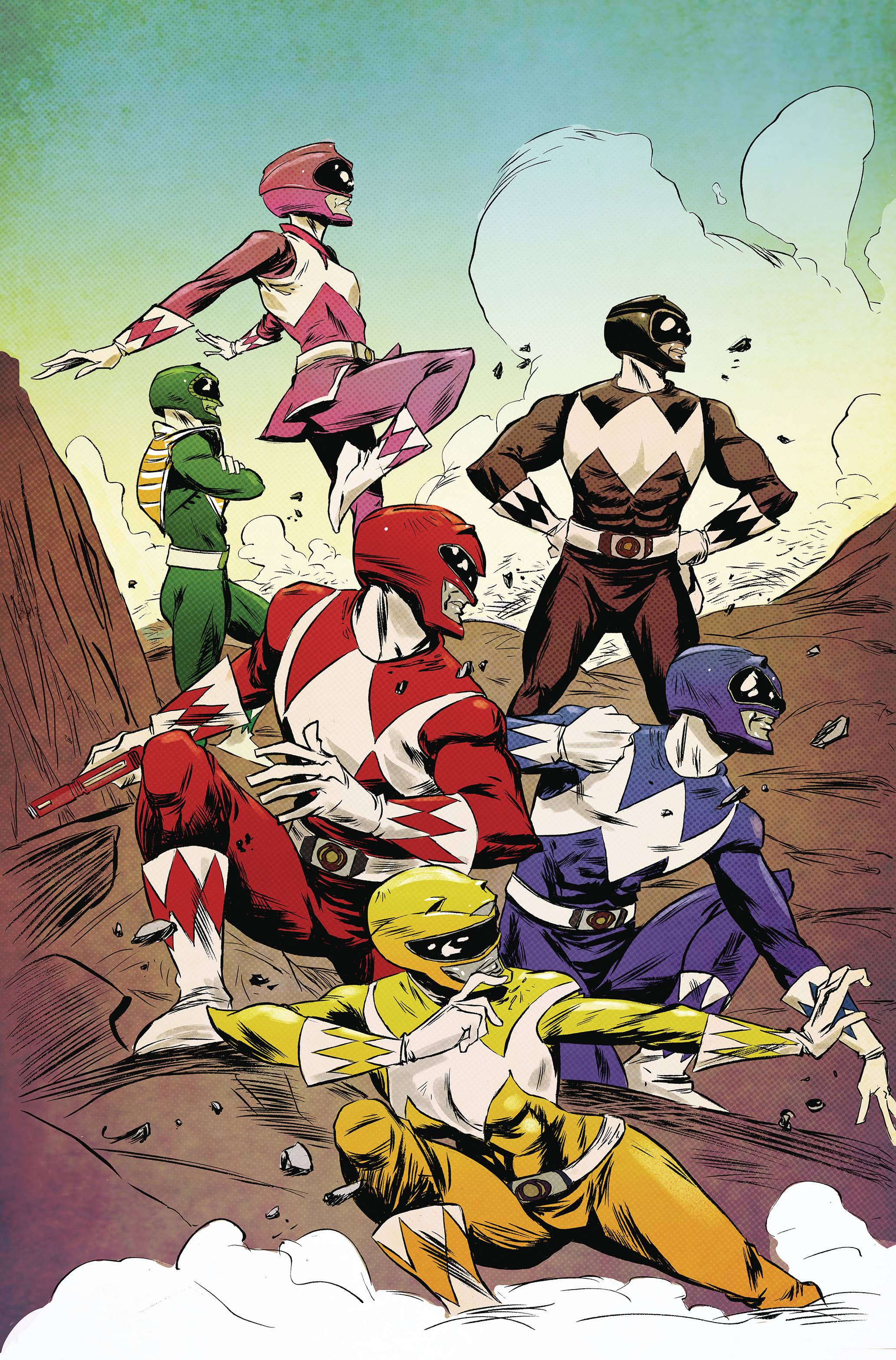 Mighty Morphin Power Rangers #3 1 for 50 Incentive Greene Cover