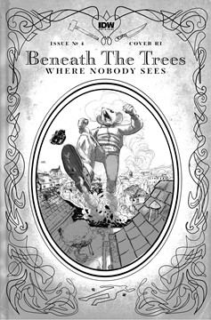 Beneath the Trees Where Nobody Sees #4 Cover Rossmo Storybook Cover B&W 1 for 25 Variant
