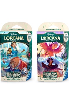 Disney Lorcana Tcg: Archazia`S Island Starter Decks Set of 2