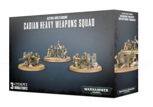 Warhammer 40K Astra Militarum - Cadian Heavy Weapons Squad