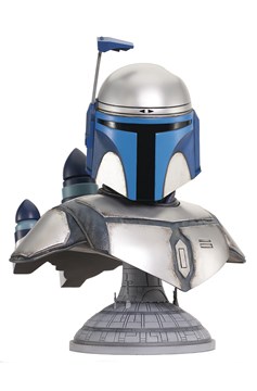 Star Wars Legends 3d Attack of the Clones Jango Fett 1/2 Scale Bust