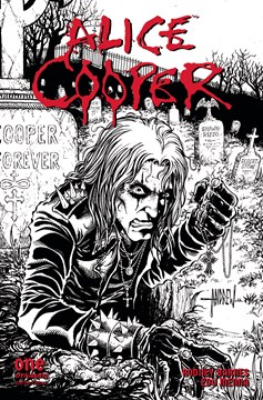 Alice Cooper #1 Cover G 1 for 10 Incentive Mangum Line Art (Of 5)