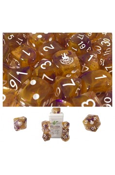 Warlock's Pact Set of 7 Dice - Arch'd D4