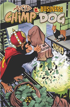 Acid Chimp Vs Business Dog #1 (One Shot) Cover B 3 Copy Peter Krause Unlock Variant (Mature)