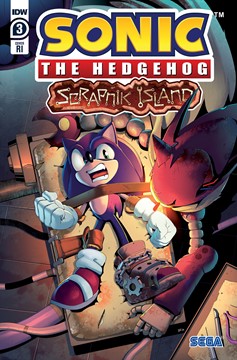 Sonic the Hedgehog Scrapnik Island #3 Cover C 1 for 10 Incentive