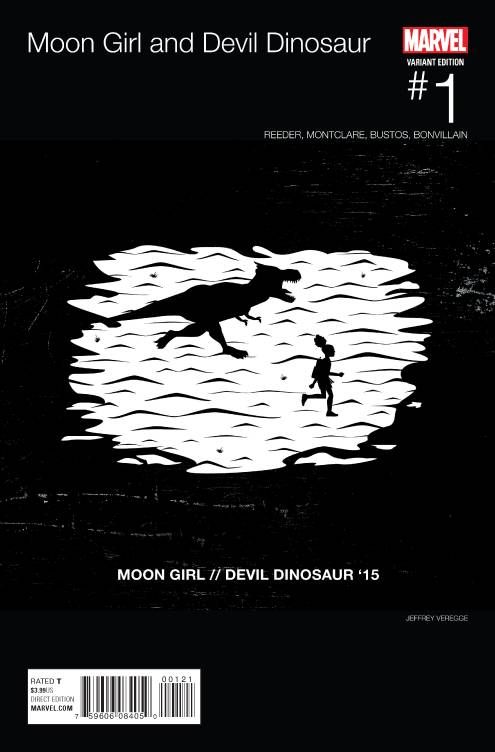 Moon Girl And Devil Dinosaur #1 (Veregge Hip-&#8203;hop Variant) (2015)