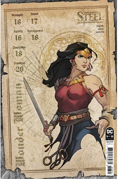 Dark Knights of Steel #3 (Of 12) Cover C Incentive 1 For 25 Yasmine Putri Character Sheet Card Stock Variant