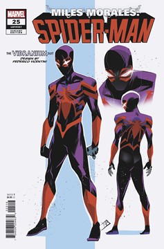 Miles Morales: Spider-Man #25 Federico Vicentini Design 1 for 10 Incentive Variant Cover