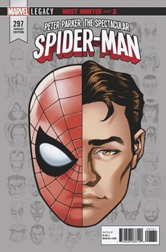 Peter Parker Spectacular Spider-Man #297 Legacy Headshot Variant Legacy (2017)