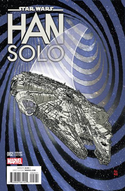 Han Solo #2 Allred Millennium Falcon Variant 2016