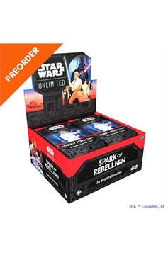 Preorder - Star Wars: Unlimited: Spark of Rebellion Draft Booster Display