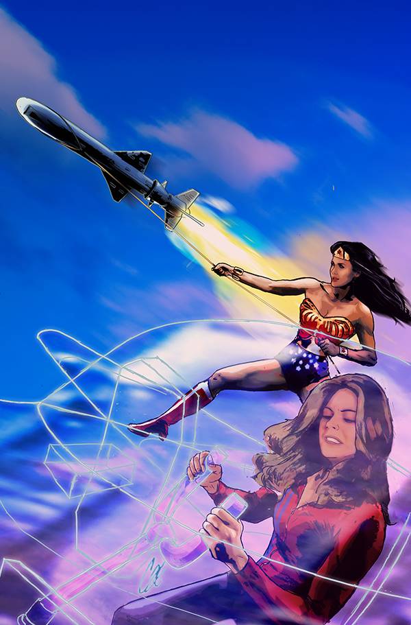Wonder Woman Bionic Woman 77 #1 Cover C Action Figure