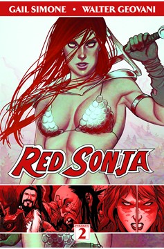 Red Sonja Gail Simone Graphic Novel Volume 2 Art Blood & Fire