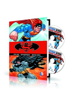Superman Batman Volume 1 Hardcover Book & DVD Blu Ray Set