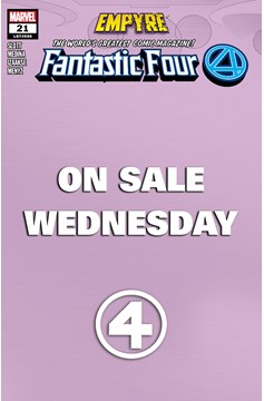 Fantastic Four #21 Marvel Wednesday Variant Emp (2018)