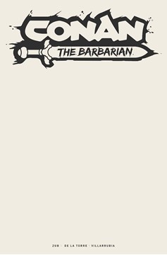 Conan the Barbarian #1 Cover H Color Blank Sketch (Mature)