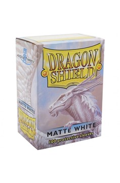 Dragon Shield Sleeves Matte White (Box of 100)