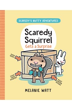 Scaredy Squirrel Gets A Surprise Hardcover (US Version)
