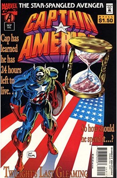 Captain America #443 [Direct Edition]-Fine