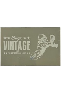 2023 Onyx Vintage Collection Football Box