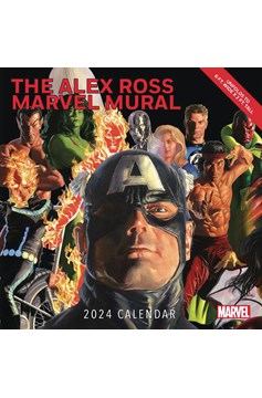 Alex Ross Marvel Mural 2024 Oversized Wall Calendar