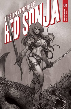 Invincible Red Sonja #1 7 Copy Moritat Black & White Last Call Incentive