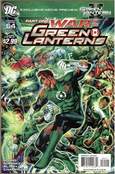Green Lantern #64 (War of the Green Lanterns) (2005	)