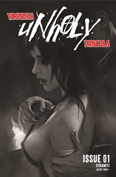 Vampirella Dracula Unholy #1 Cover Y 15 Copy Last Call Incentive Maer Black & White