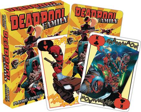 Deadpool Family Playing Cards