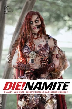 Die!namite #4 Cover G Polson Zombie Cosplay Last Call Bonus