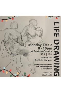 Life Drawing Session - Nude Model (December 2, 2024)