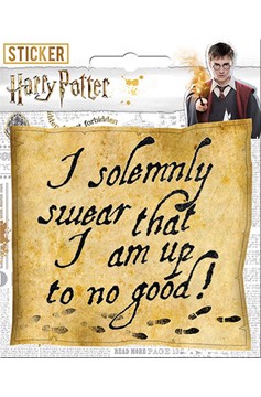 Harry Potter I Solemnly Swear...Sticker