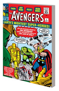 Mighty Marvel Masterworks Avengers Coming Avengers Graphic Novel Volume 1 Original Direct Market Variant