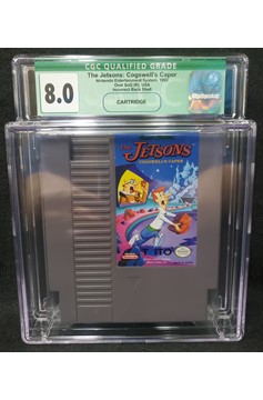 Nintendo Nes The Jetsons Cogswell's Caper Cgc Graded 8.0 Excellent