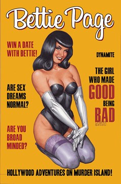 Bettie Page Hollywood Adventures Murder Island Graphic Novel