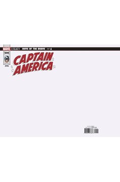 Captain America #695 Blank Variant Legacy (2018)